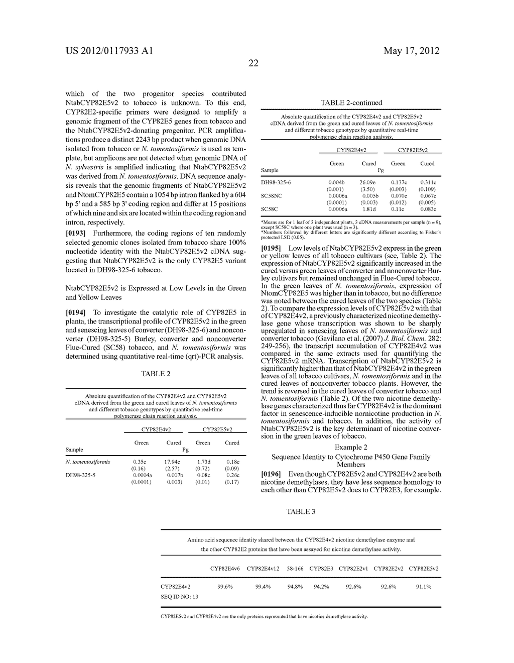 ALTERATION OF TOBACCO ALKALOID CONTENT THROUGH MODIFICATION OF SPECIFIC     CYTOCHROME P450 GENES - diagram, schematic, and image 27