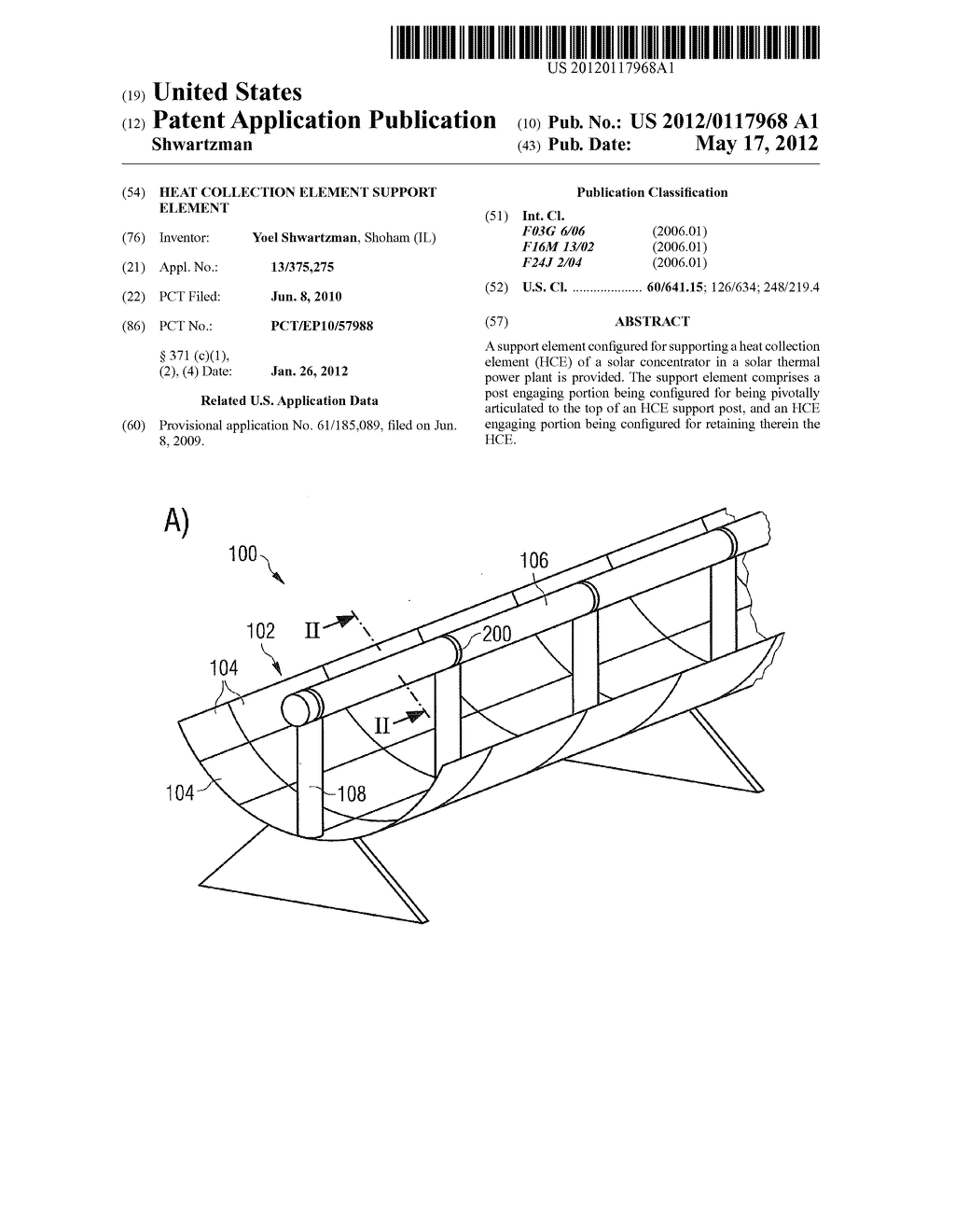 HEAT COLLECTION ELEMENT SUPPORT ELEMENT - diagram, schematic, and image 01