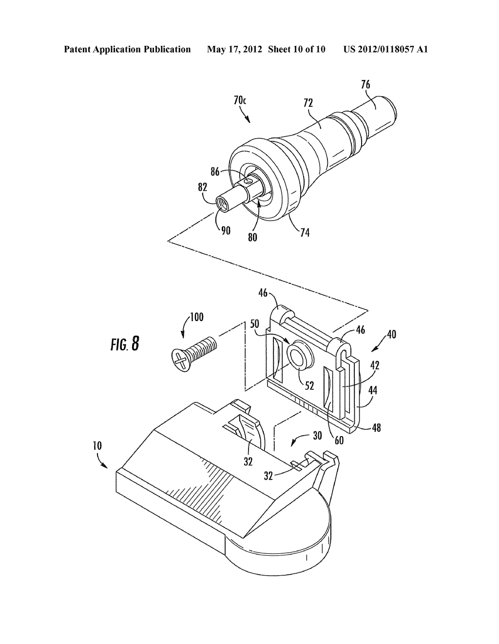 TIRE PRESSURE MONITORING APPARATUSES, SYSTEMS AND METHODS - diagram, schematic, and image 11