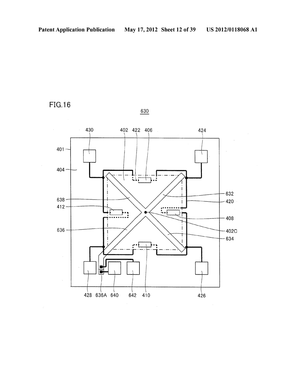 Semiconductor Pressure Sensor, Pressure Sensor Apparatus, Electronic     Equipment, and Method of Manufacturing Semiconductor Pressure Sensor - diagram, schematic, and image 13