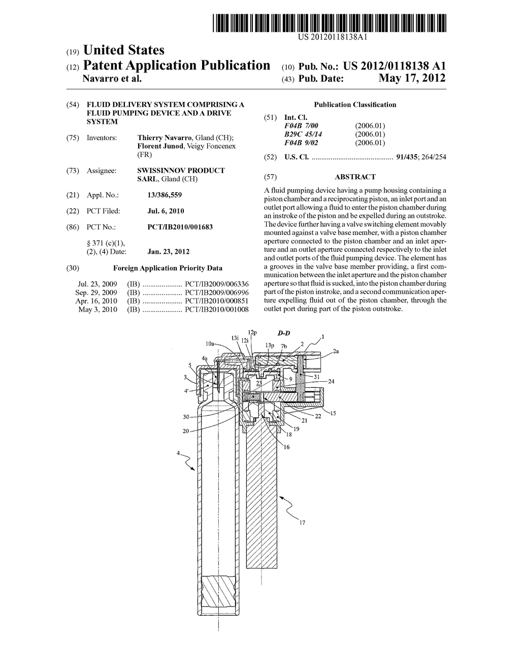 FLUID DELIVERY SYSTEM COMPRISING A FLUID PUMPING DEVICE AND A DRIVE SYSTEM - diagram, schematic, and image 01
