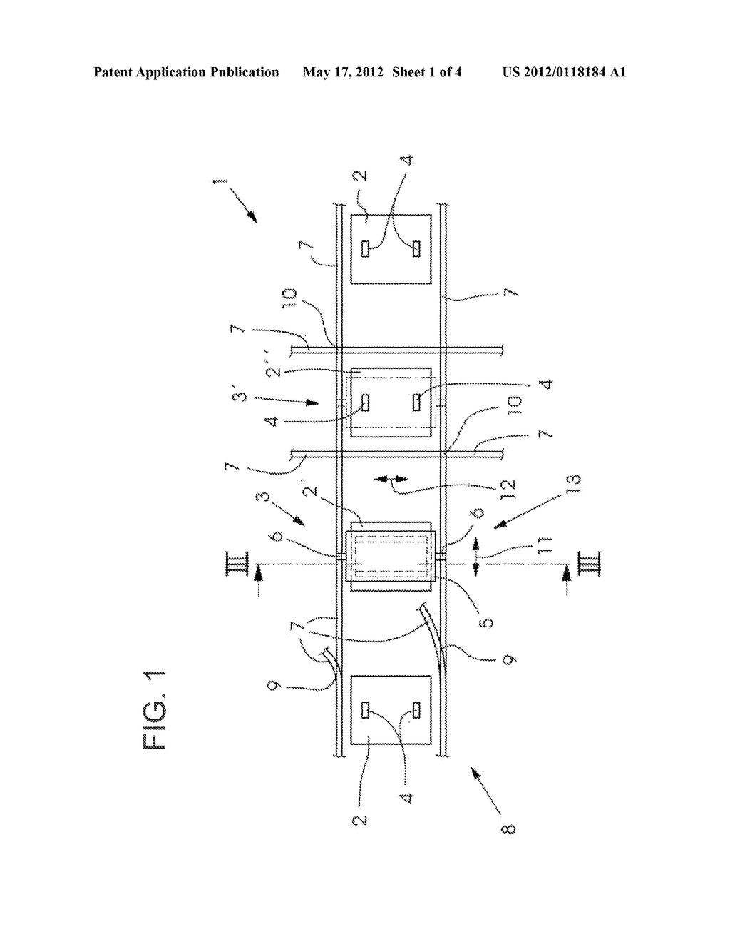 FOIL TRANSFER DEVICE HAVING A VARIABLE GUIDE SYSTEM - diagram, schematic, and image 02