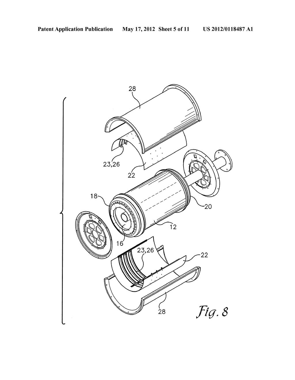 METHODS AND SYSTEMS FOR CO-BONDING OR CO-CURING COMPOSITE PARTS USING A     RIGID/MALLEABLE SMP APPARATUS - diagram, schematic, and image 06