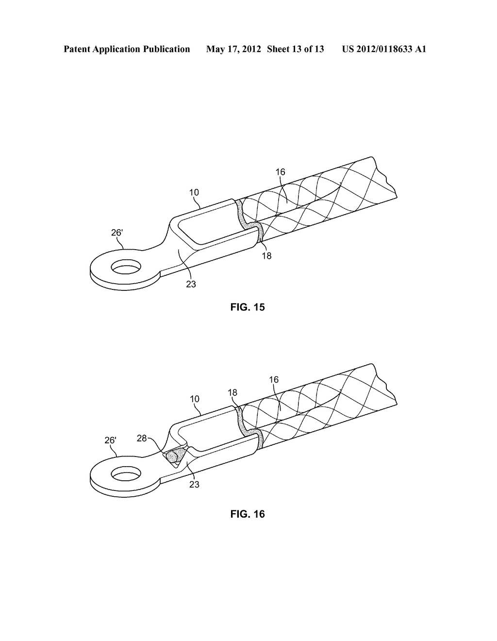 SYSTEM AND METHOD FOR INSULATING WIRE TERMINATIONS - diagram, schematic, and image 14