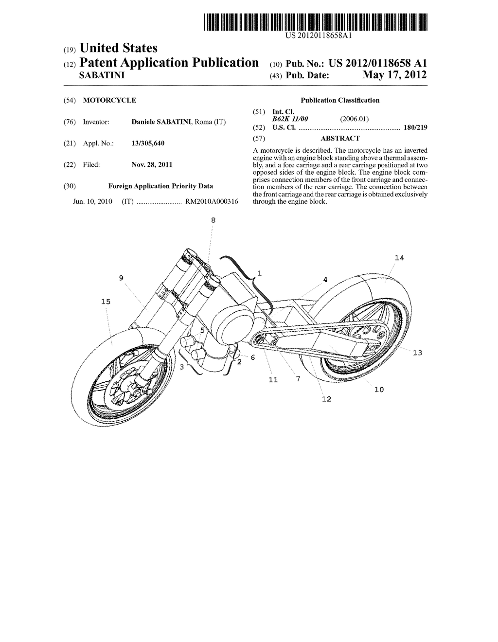 MOTORCYCLE - diagram, schematic, and image 01