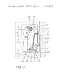 DECELERATED HINGE STRUCTURE FOR A FURNITURE, WITH A FOLDABLE SHELF diagram and image