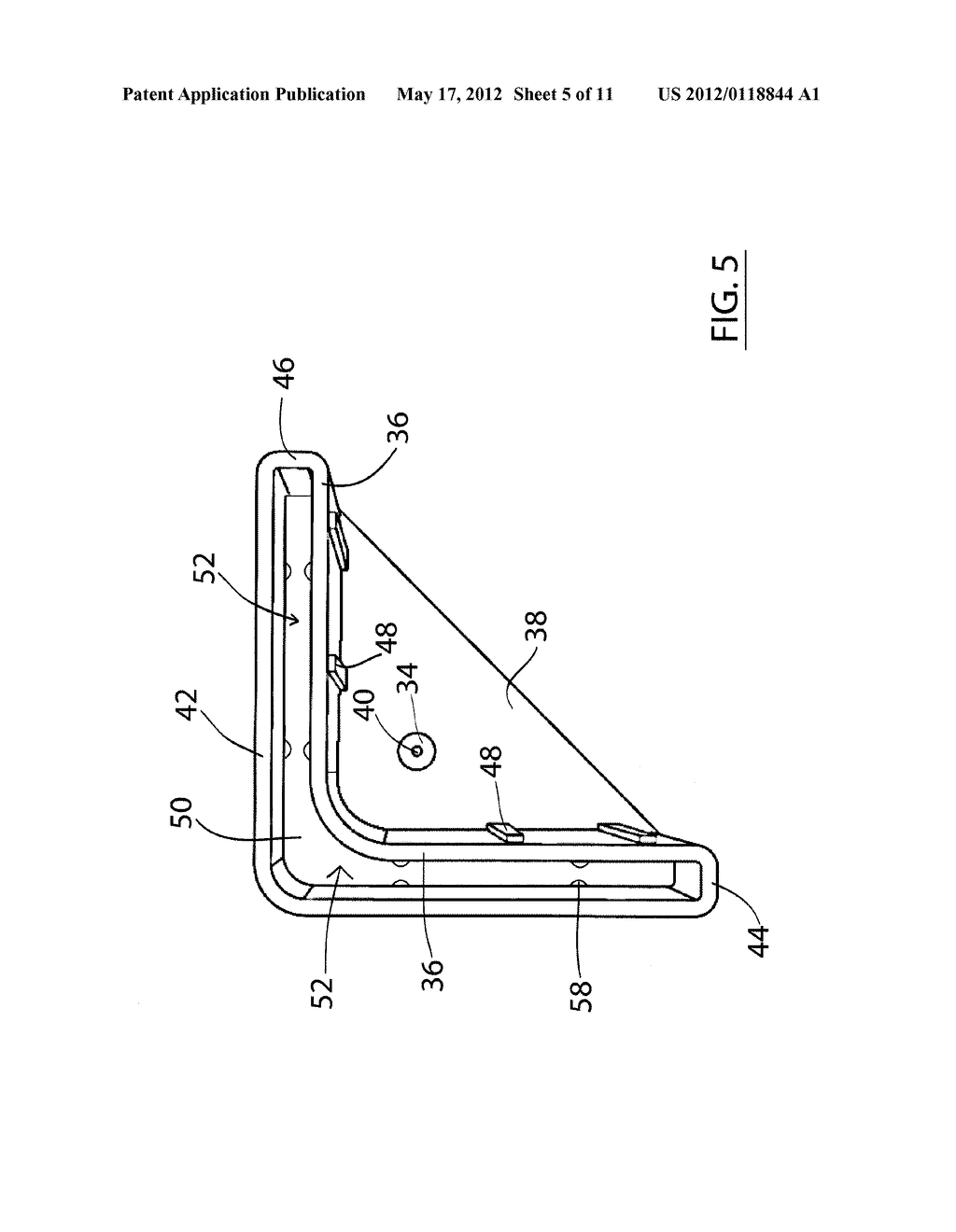 Corner Connector for Shelving Display - diagram, schematic, and image 06