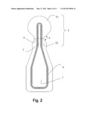 NON-RESEALABLE THERMOFORMED PACKAGING FOR LIQUID OR PASTY SUBSTANCES diagram and image