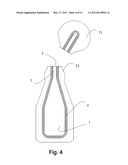 NON-RESEALABLE THERMOFORMED PACKAGING FOR LIQUID OR PASTY SUBSTANCES diagram and image