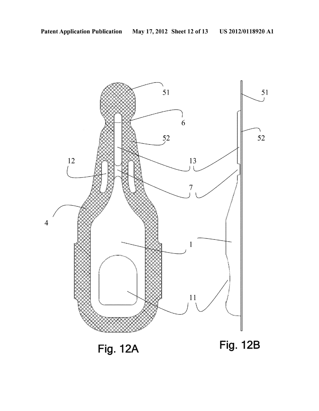 NON-RESEALABLE THERMOFORMED PACKAGING FOR LIQUID OR PASTY SUBSTANCES - diagram, schematic, and image 13