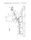 STABILIZING MECHANISM AND METHOD FOR A STOWED MOBILE SATELLITE REFLECTOR     ANTENNA diagram and image