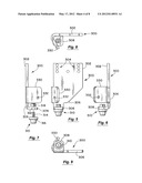 STABILIZING MECHANISM AND METHOD FOR A STOWED MOBILE SATELLITE REFLECTOR     ANTENNA diagram and image