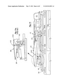 STABILIZING MECHANISM AND METHOD FOR A STOWED MOBILE SATELLITE REFLECTOR     ANTENNA diagram and image