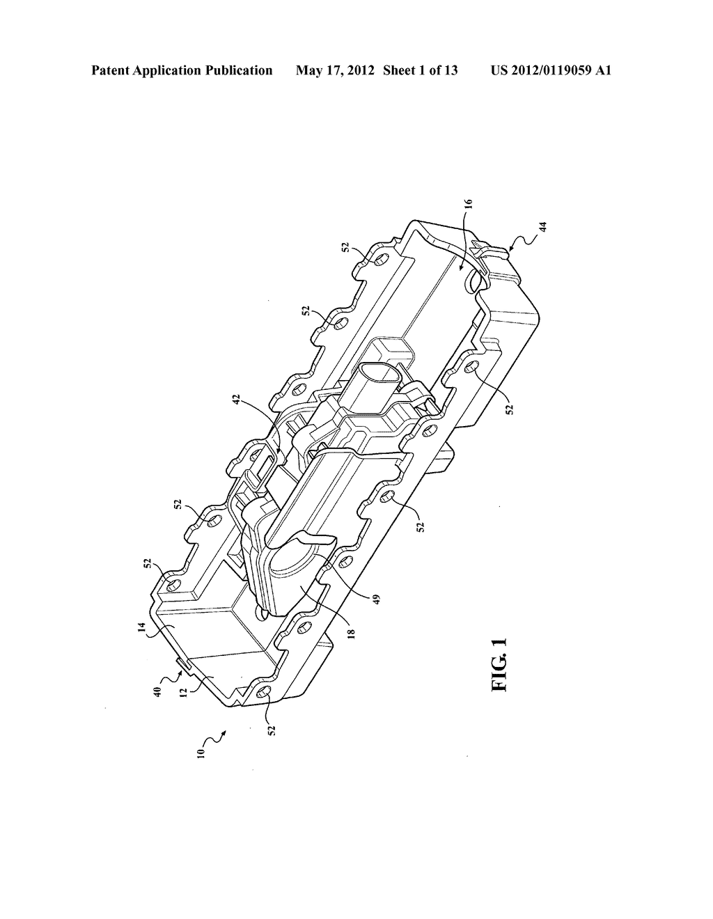 Bracket-active grille and actuator - diagram, schematic, and image 02