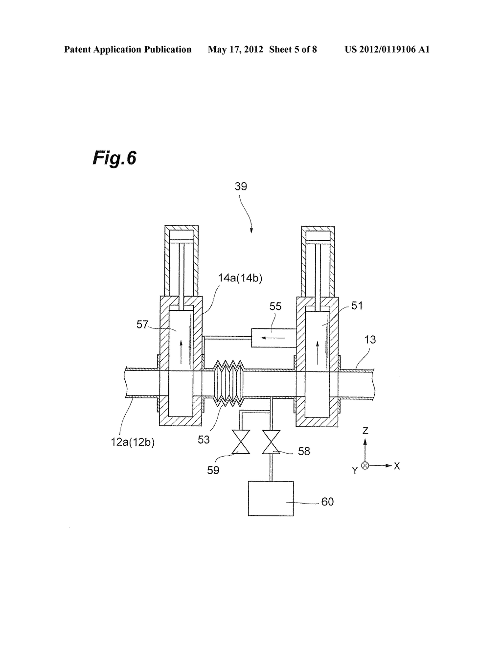 CHARGED PARTICLE BEAM IRRADIATION APPARATUS, CHARGED PARTICLE BEAM     IRRADIATING METHOD, AND METHOD OF ATTACHING AND DETACHING TRANSPORT LINE - diagram, schematic, and image 06