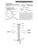 UV-CONVERTER, UV LAMP ARRANGEMENT WITH THE UV-CONVERTER, AND A LIGHTING     UNIT COMPRISING THE UV LAMP ARRANGEMENT diagram and image