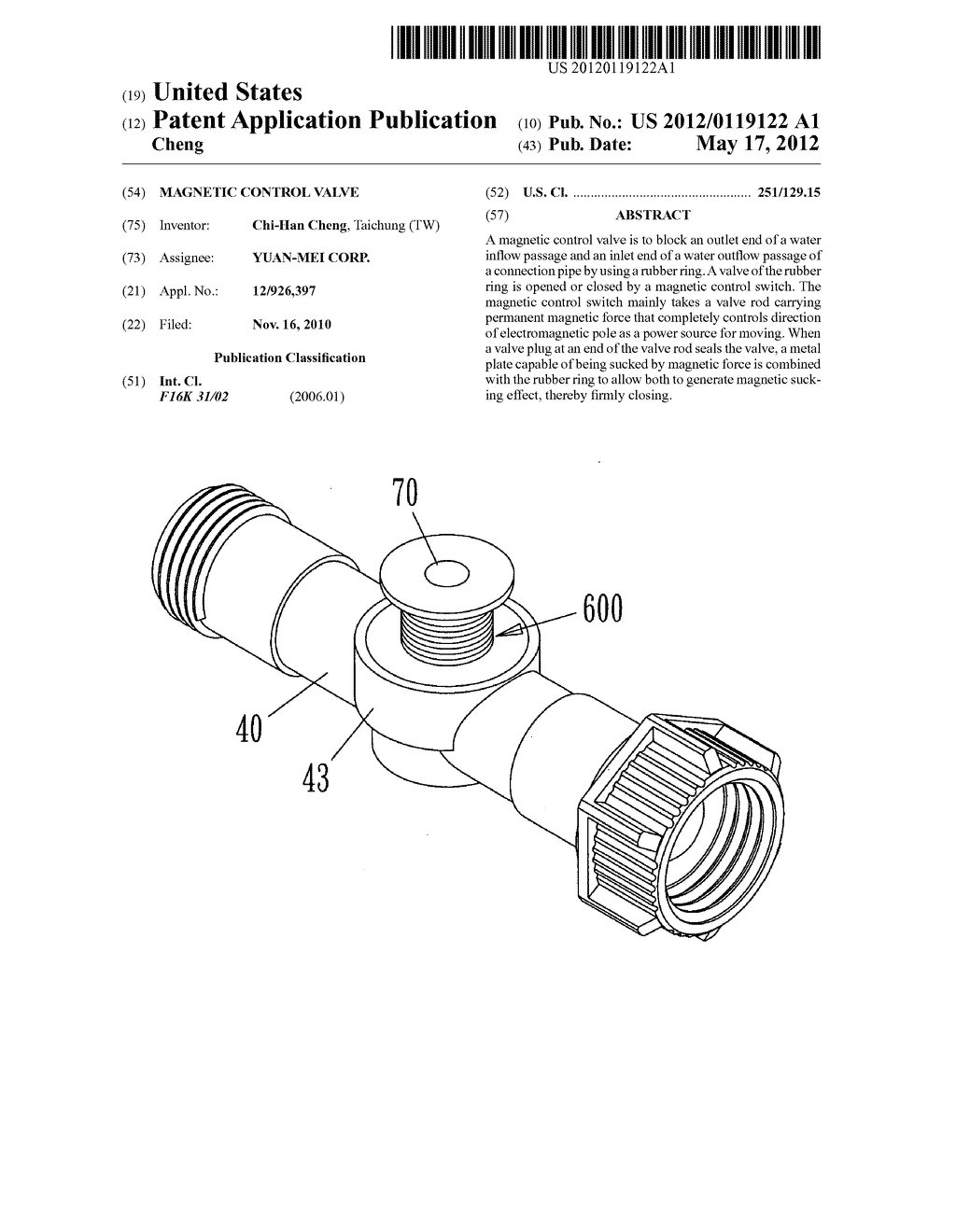 Magnetic control valve - diagram, schematic, and image 01