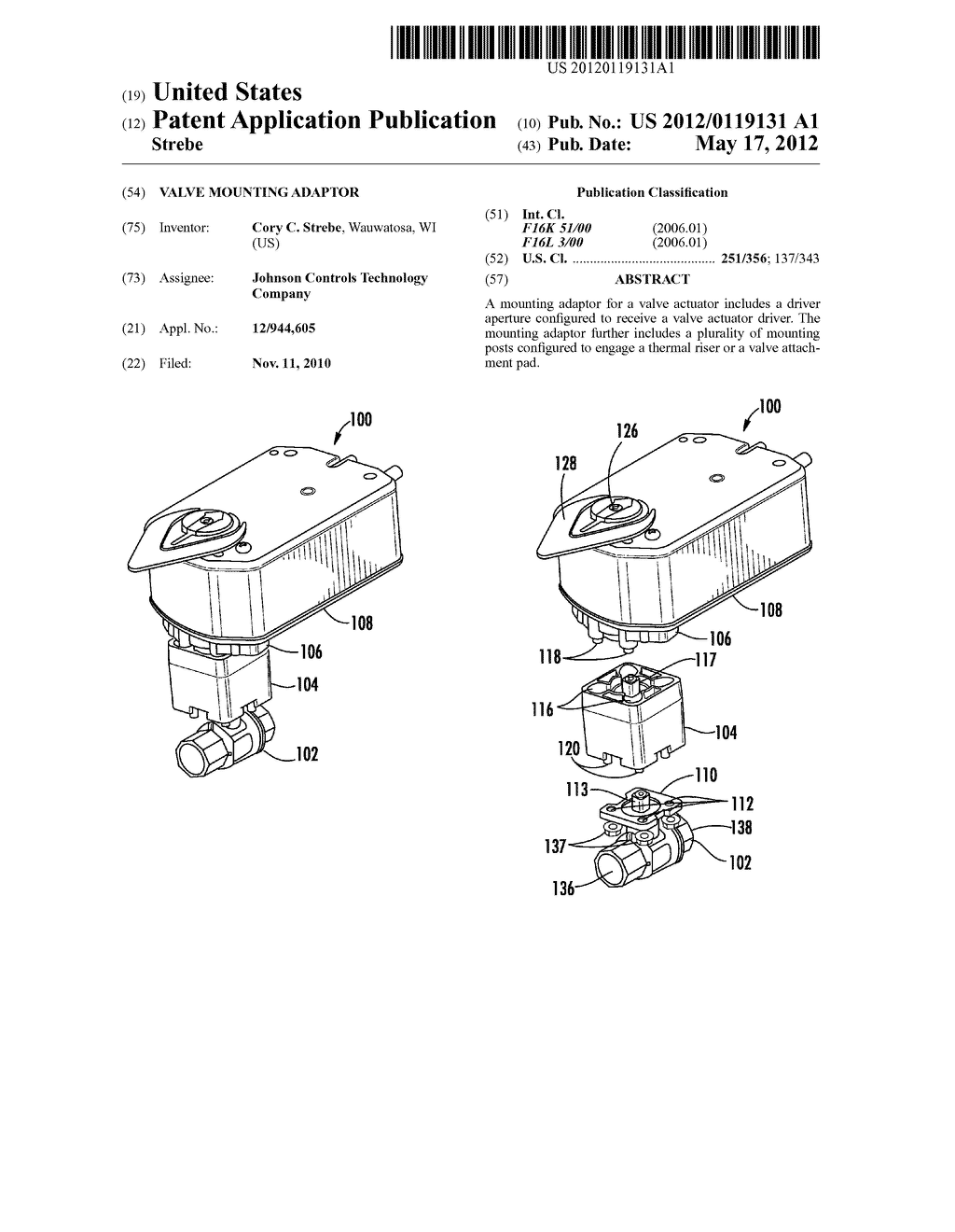 VALVE MOUNTING ADAPTOR - diagram, schematic, and image 01