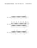 DEVICE MATERIAL FOR HOLE INJECTION TRANSPORT LAYER, INK FOR FORMING HOLE     INJECTION TRANSPORT LAYER, DEVICE COMPRISING HOLE INJECTION TRANSPORT     LAYER, AND METHOD FOR PRODUCING THE DEVICE diagram and image