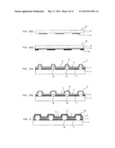 DEVICE MATERIAL FOR HOLE INJECTION TRANSPORT LAYER, INK FOR FORMING HOLE     INJECTION TRANSPORT LAYER, DEVICE COMPRISING HOLE INJECTION TRANSPORT     LAYER, AND METHOD FOR PRODUCING THE DEVICE diagram and image