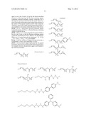 DEVICE MATERIAL FOR HOLE INJECTION TRANSPORT LAYER, INK FOR FORMING HOLE     INJECTION TRANSPORT LAYER, DEVICE COMPRISING HOLE INJECTION TRANSPORT     LAYER, AND METHOD FOR PRODUCING THE DEVICE diagram and image