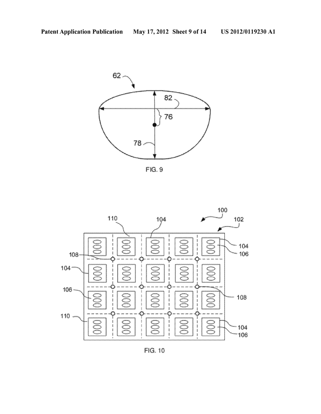 LED DEVICE HAVING A TILTED PEAK EMISSION AND AN LED DISPLAY INCLUDING SUCH     DEVICES - diagram, schematic, and image 10