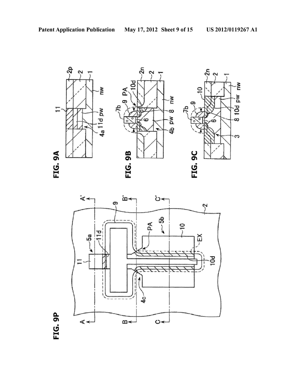 SEMICONDUCTOR DEVICE PRODUCTION METHOD AND SEMICONDUCTOR DEVICE - diagram, schematic, and image 10