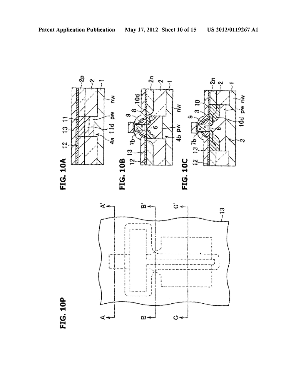 SEMICONDUCTOR DEVICE PRODUCTION METHOD AND SEMICONDUCTOR DEVICE - diagram, schematic, and image 11