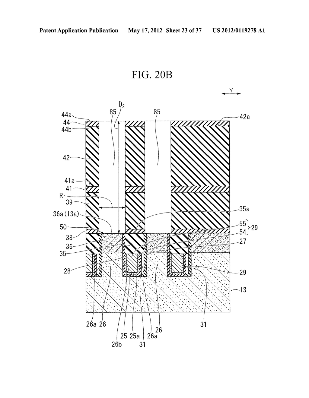 SEMICONDUCTOR DEVICE AND METHOD OF FORMING THE SAME - diagram, schematic, and image 24