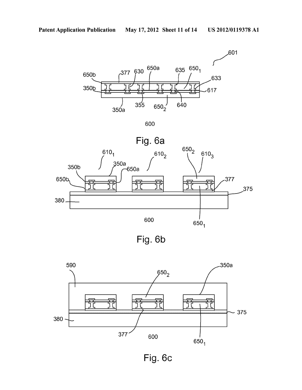 SEMICONDUCTOR PACKAGES AND METHODS OF PACKAGING SEMICONDUCTOR DEVICES - diagram, schematic, and image 12