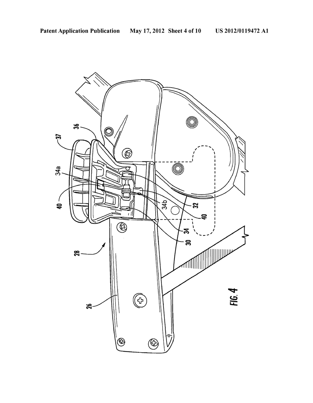 RECLINABLE SEATBACK SUPPORT FOR STROLLER - diagram, schematic, and image 05