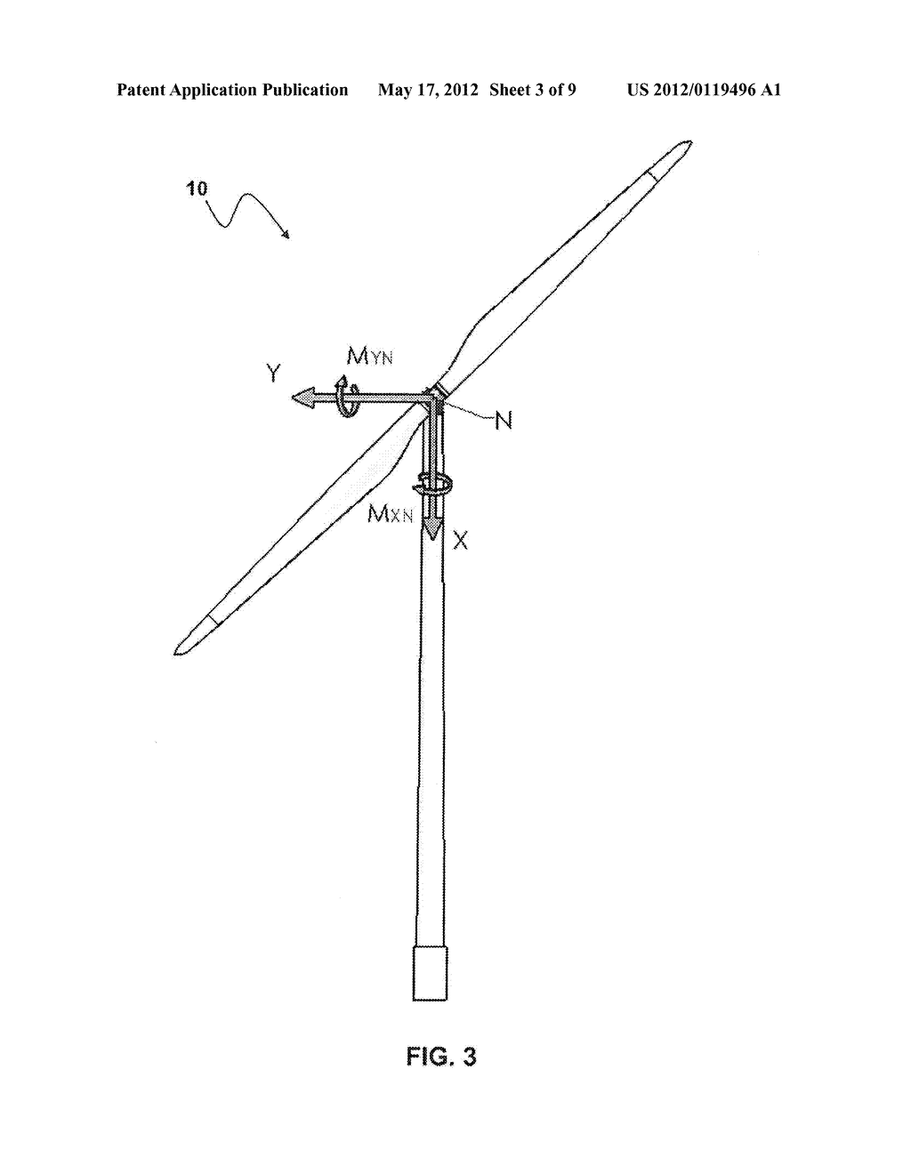 Wind Turbine Having A Device For Minimizing Loads - diagram, schematic, and image 04