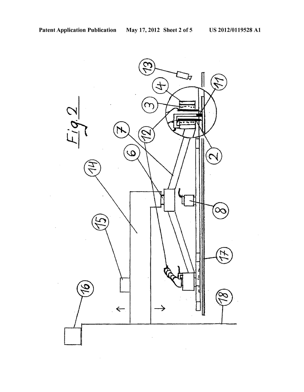 DEVICE AND METHOD FOR THE CONTACTLESS SEIZING OF GLASS SHEETS - diagram, schematic, and image 03