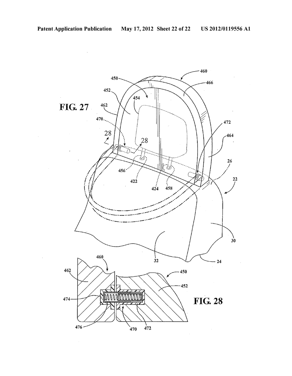 SEAT BACK HEADREST - diagram, schematic, and image 23