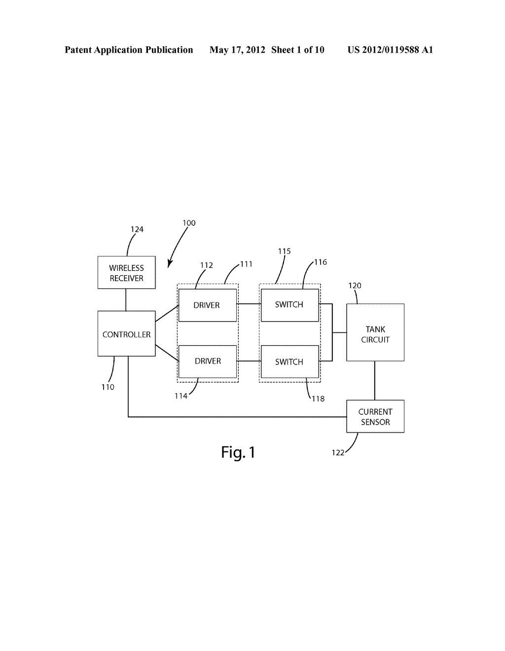 INDUCTIVE POWER SUPPLY WITH DUTY CYCLE CONTROL - diagram, schematic, and image 02