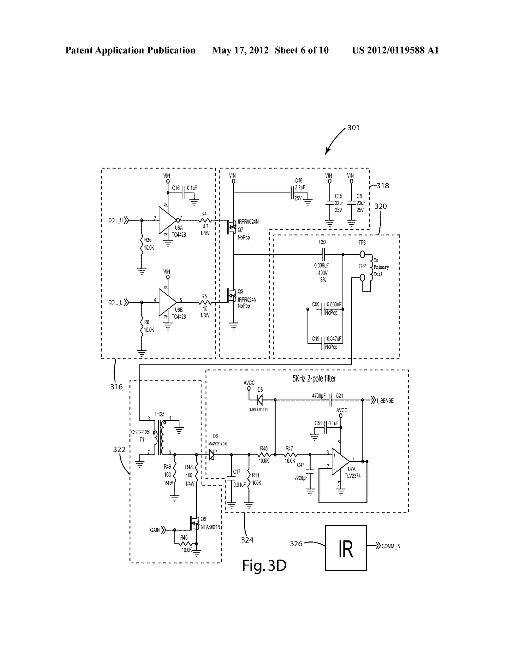 INDUCTIVE POWER SUPPLY WITH DUTY CYCLE CONTROL - diagram, schematic, and image 07