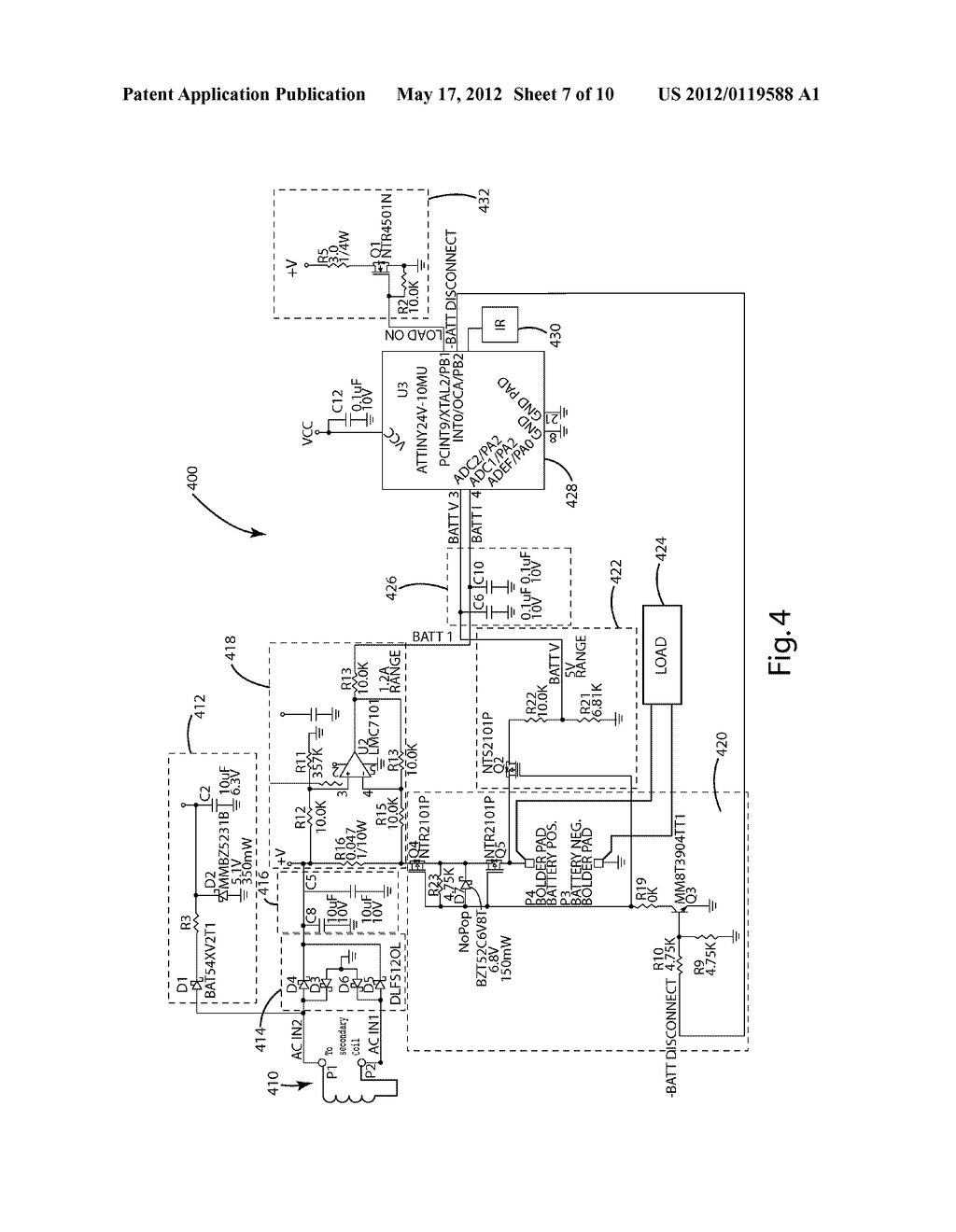 INDUCTIVE POWER SUPPLY WITH DUTY CYCLE CONTROL - diagram, schematic, and image 08