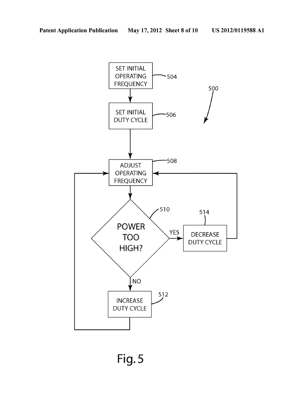 INDUCTIVE POWER SUPPLY WITH DUTY CYCLE CONTROL - diagram, schematic, and image 09