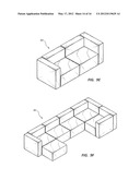 MODULAR FURNITURE ASSEMBLY AND DISPLAY KIT WITH MAGNETIC COUPLING ASSEMBLY diagram and image