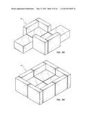 MODULAR FURNITURE ASSEMBLY AND DISPLAY KIT WITH MAGNETIC COUPLING ASSEMBLY diagram and image