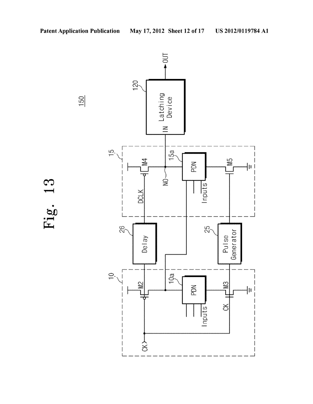 DIGITAL LOGIC CIRCUIT WITH DYNAMIC LOGIC GATE - diagram, schematic, and image 13