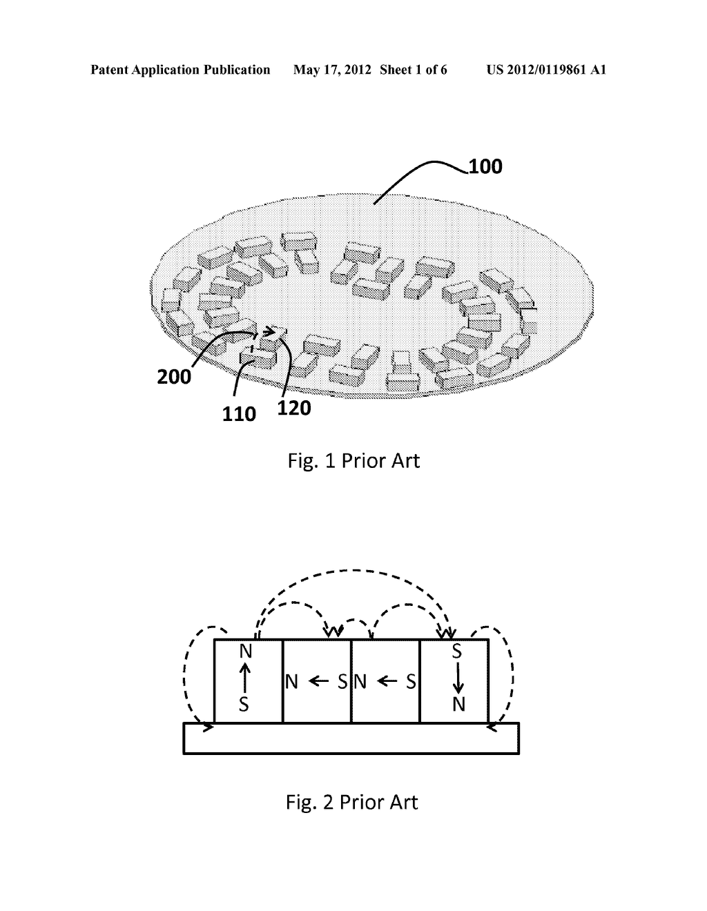 Permanent Magnets Array for Planar Magnetron - diagram, schematic, and image 02