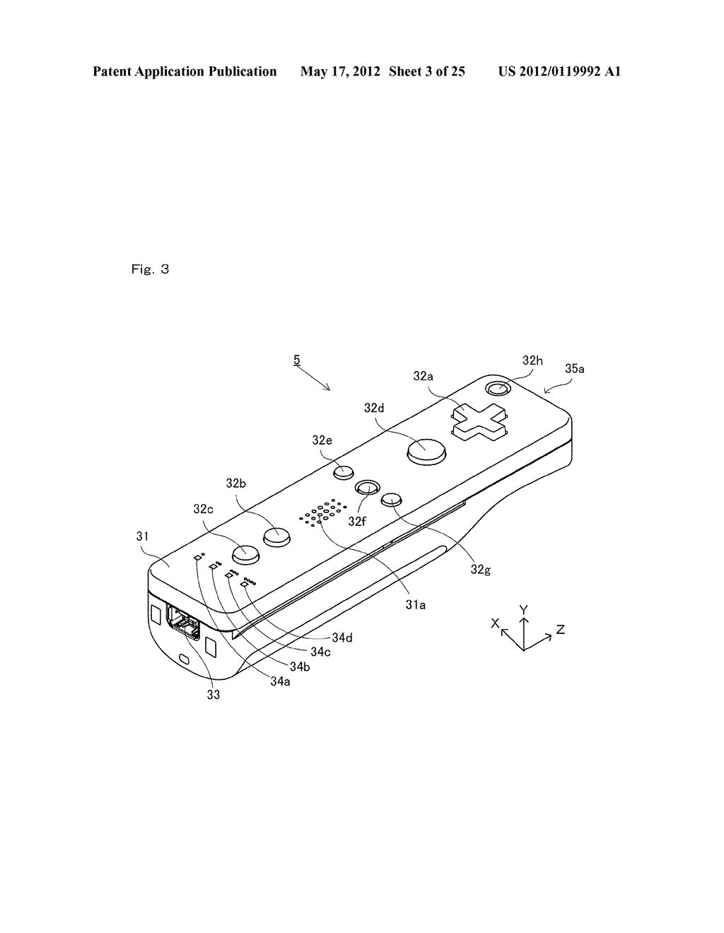 INPUT SYSTEM, INFORMATION PROCESSING APPARATUS, INFORMATION PROCESSING     PROGRAM, AND SPECIFIED POSITION CALCULATION METHOD - diagram, schematic, and image 04