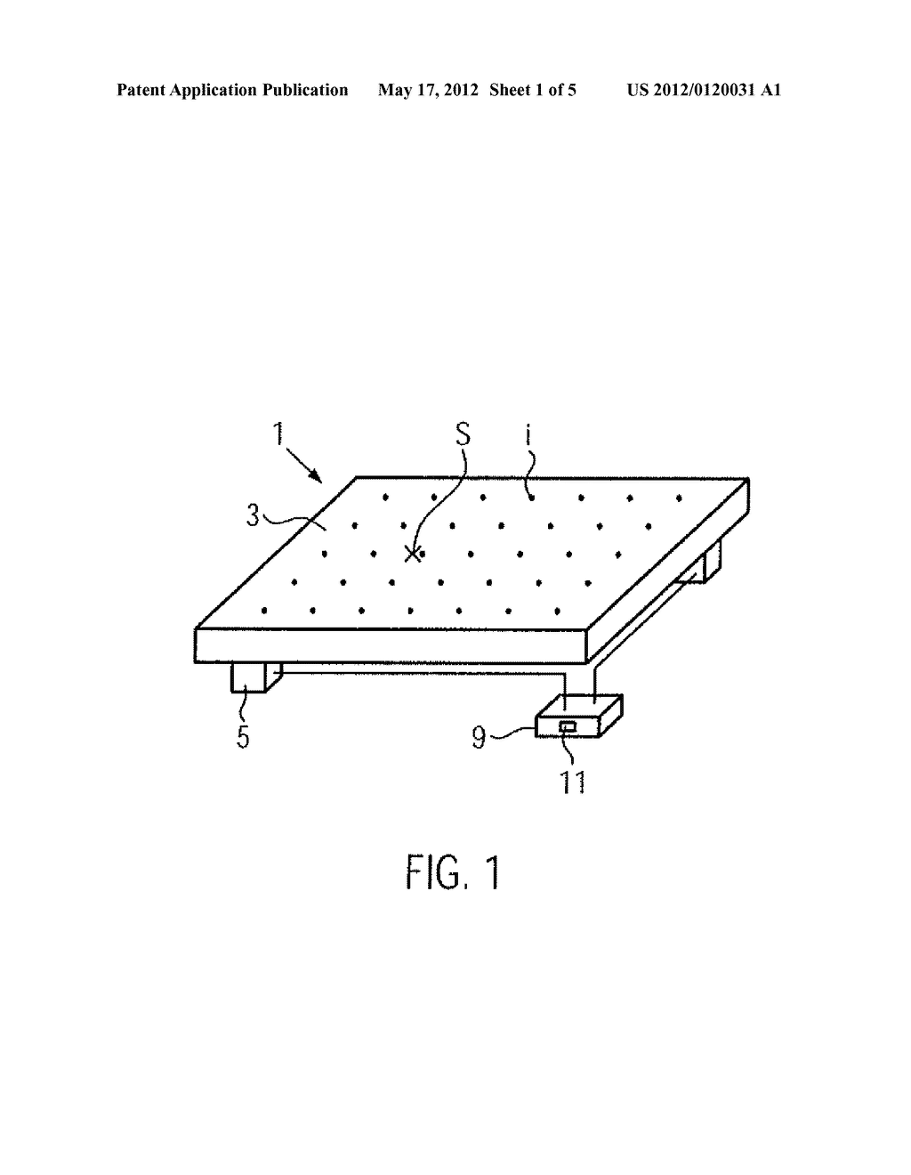 Method For Determining The Locations Of One Or More Impacts Or Touches On     A Surface Of An Object Including Two Or More Transducers - diagram, schematic, and image 02