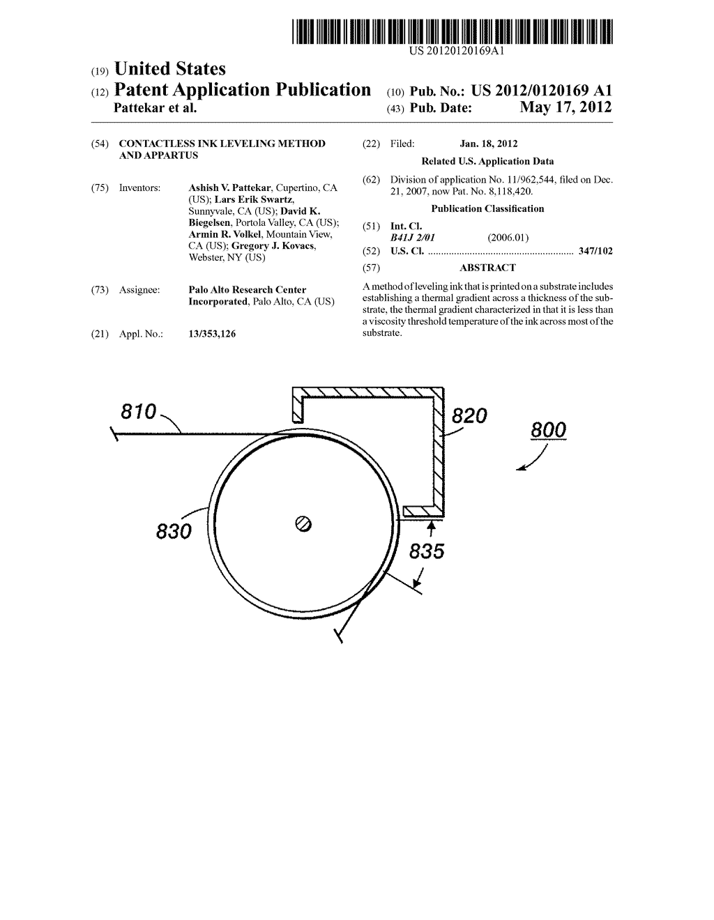 CONTACTLESS INK LEVELING METHOD AND APPARTUS - diagram, schematic, and image 01