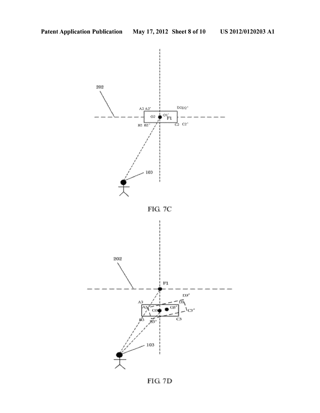 THREE-DIMENSIONAL DISPLAY METHOD, TRACKING THREE-DIMENSIONAL DISPLAY UNIT     AND IMAGE PROCESSING DEVICE - diagram, schematic, and image 09