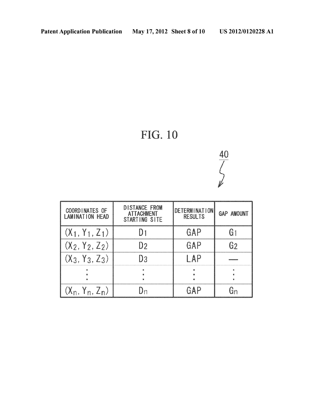 INSPECTION METHOD, METHOD FOR PRODUCING COMPOSITE MATERIAL COMPONENTS,     INSPECTION DEVICE, AND DEVICE FOR PRODUCING COMPOSITE MATERIAL COMPONENTS - diagram, schematic, and image 09