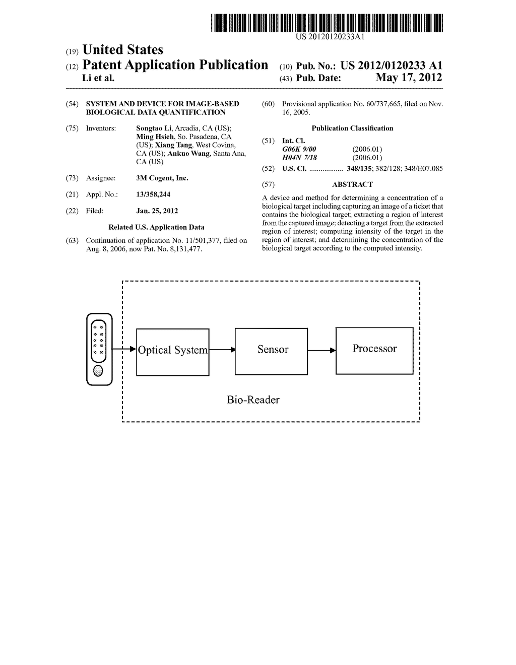 SYSTEM AND DEVICE FOR IMAGE-BASED BIOLOGICAL DATA QUANTIFICATION - diagram, schematic, and image 01