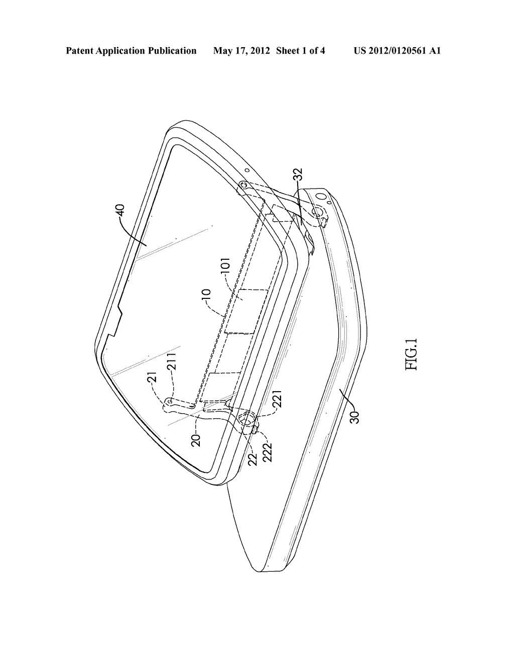 HINGE DEVICE AND ELECTRONIC DEVICE USING THE SAME - diagram, schematic, and image 02