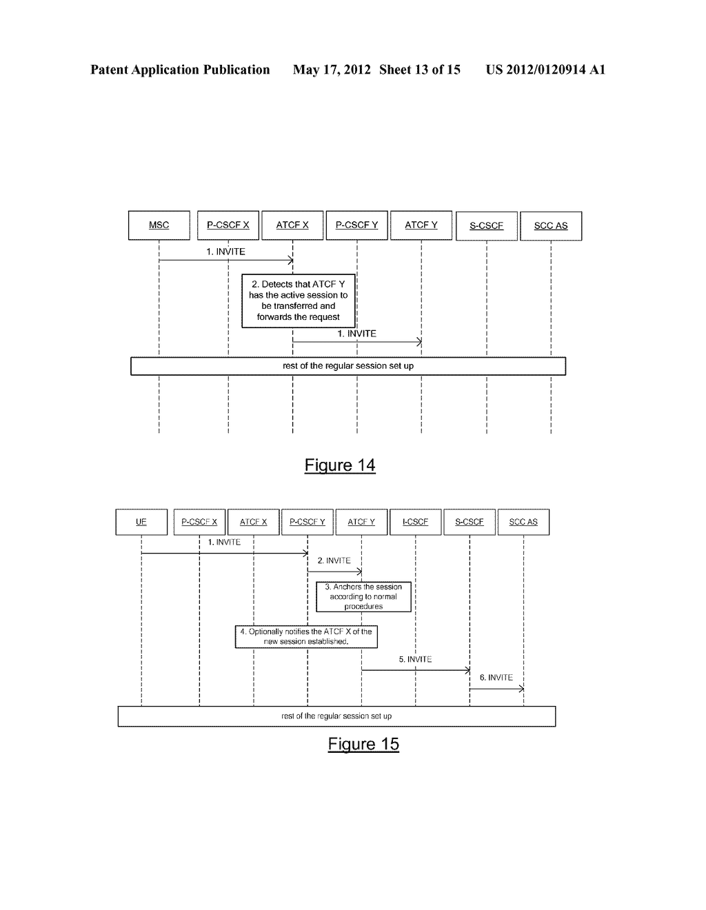 Packet Switched To Circuit Switched Access Handovers In An IMS     Architecture. - diagram, schematic, and image 14